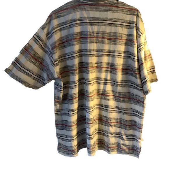 Pre Owned Men’s Descente Short Sleeve Polo Egyptian Cotton Sz Lg Casual Comfort - Picture 9 of 13